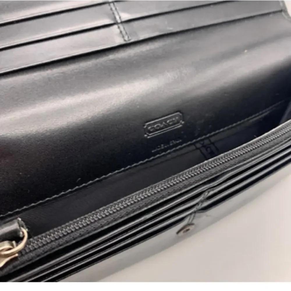 Vintage COACH y2k Black Wallet - Picture 6 of 10